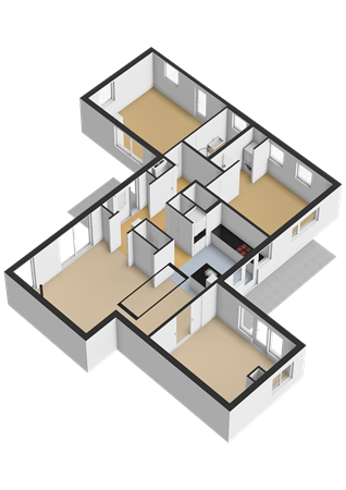 Floorplan - Bilderdijklaan 6, 3852 BK Ermelo